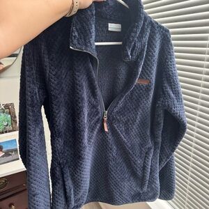 Columbia Women's Dark Blue Teddy Jacket